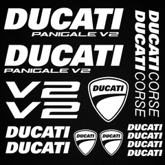 Panigale V2 decals Ducati Corse stickers for tank and helmet motorcycle vinyl