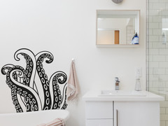Vinyl Home Art Squid Octopus Sticker Bedroom Living Room Wall Decoration 18×20