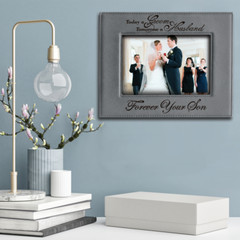 Bella Busta- Today a GROOM, Tomorrow a HUSBAND, Forever Your SON- Engraved