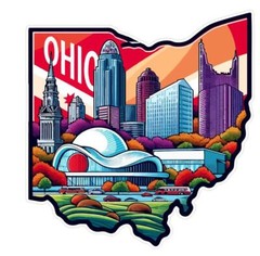 Ohio Sticker Stickers A262