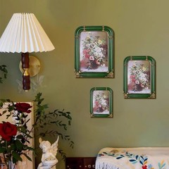 WINPLUS+ Vintage Picture Frame 2.5×3.5 Luxury Antique Rectangular Photo Frame…