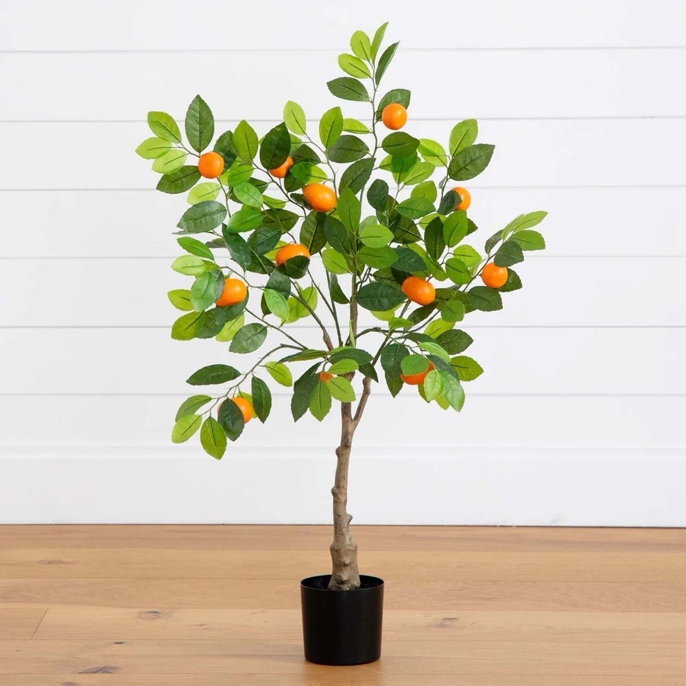 3’ Artificial Tangerine Tree