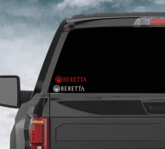 Beretta 9 inch Vinyl Transfer Sticker for Car Window – Pick Color