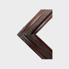 12 x 18 In stock ready to ship, Traditional compo ornate wood frame, dark walnut