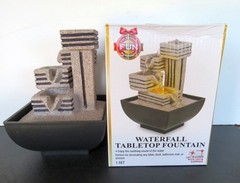 Waterfall Tabletop Home Decor Relaxation Meditation Desktop Fountain USB Power