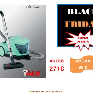 Aspirador ecologi as 805 de Polti en oferta de black friday. Estamos en muebles Bravo, Valdemorillo,Madrid