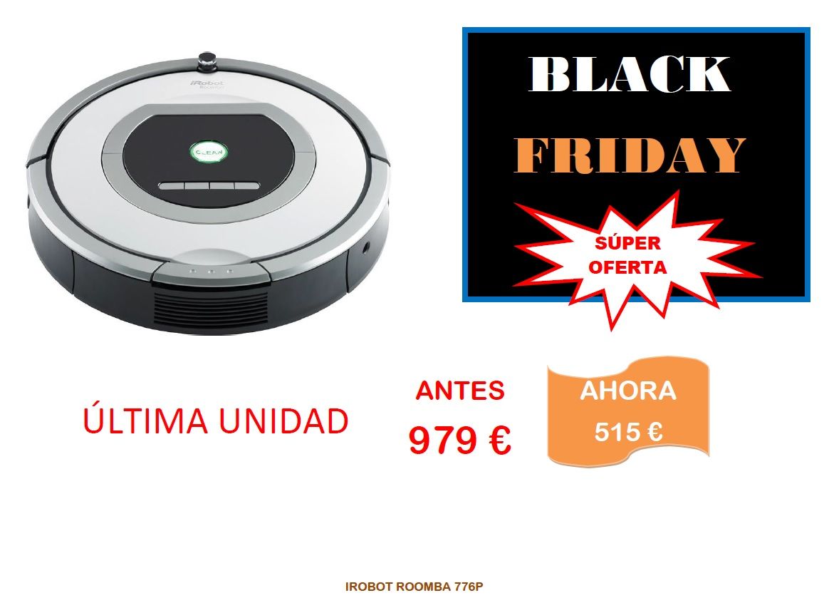 Robot aspirador roomba irobot 776p en oferta por black friday. En Valdemorillo, Madrid