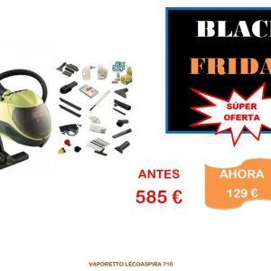 Vaporetto lecoaspira 710 en oferta en black friday. Estamos en muebles Bravo, Valdemorillo,Madrid